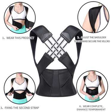 Posture-Assist Back Wrap – Lightweight Daily Comfort Fit